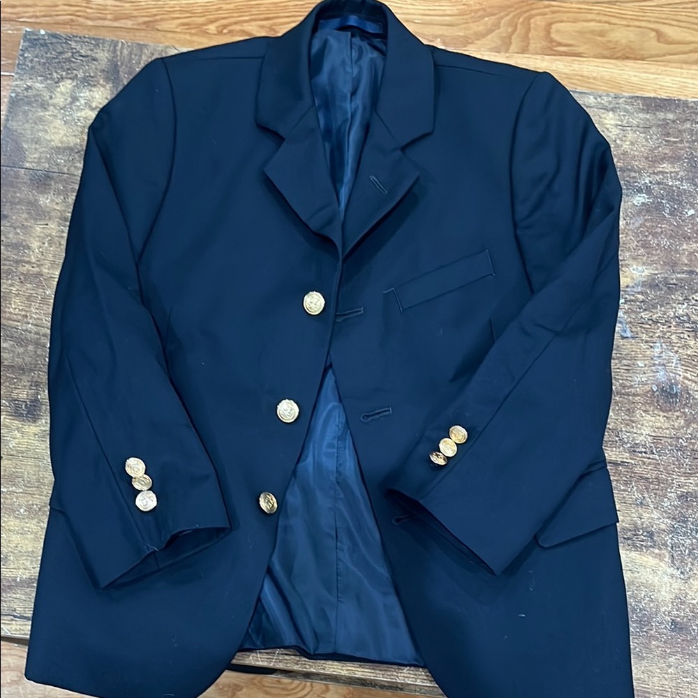 Cyrillus Black and Gold Jacket Elegant Formal Wear,  Boys 7 yrs